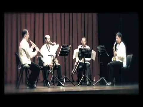 Le Bal. Thierry Escaich. Cuarteto de Saxofones Octavia.