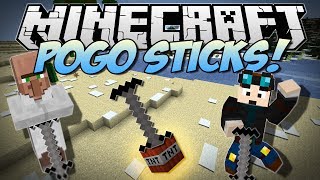 Minecraft | POGO STICKS! (Bounce, Explode, Injure and More!) | Mod Showcase