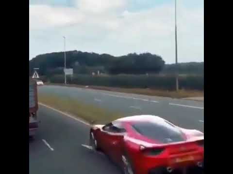One way to evade police cars chase, funny
