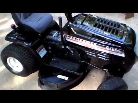 MTD Troy-Bilt Gardenway Lawn Tractor Review - YouTube for troy bilt garden way riding mower wiring diagram 