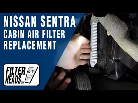Cabin air filter replacement- Nissan Sentra - YouTube Cabin air filter replacement- Nissan Sentra - YouTube