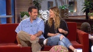 Adam Sandler On Kissing Drew Barrymore In Front of His Wife