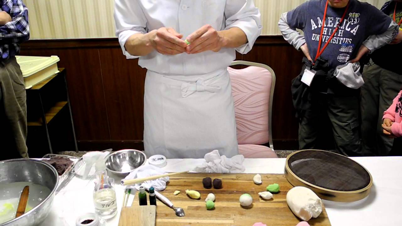 How to make Wagashi (traditional Japanese sweet) YouTube