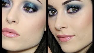 Makeup "The Siren"! Smoky eyes "blu sirena"! | CherylPandemonium