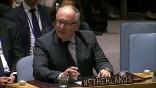 MH17 - Timmermans toespraak VN Veiligheidsraad