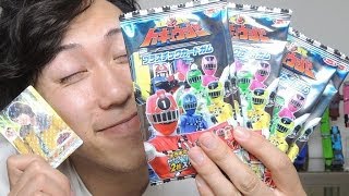 第２回！トッキュウジャープラスチックカードガム開封動画