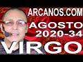 Video Horóscopo Semanal VIRGO  del 16 al 22 Agosto 2020 (Semana 2020-34) (Lectura del Tarot)