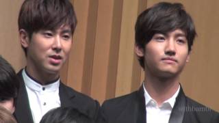 131012 changmin at managers wedding