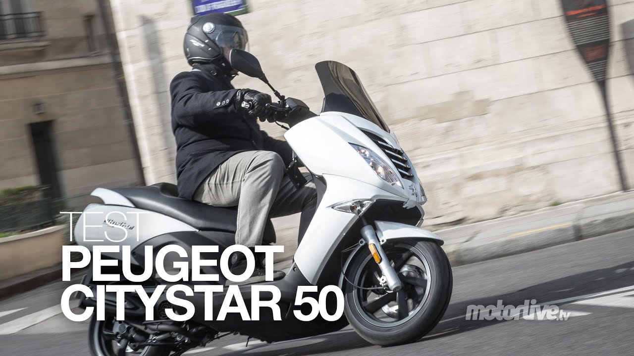 TEST PEUGEOT CITYSTAR le GT du scooter 50 YouTube