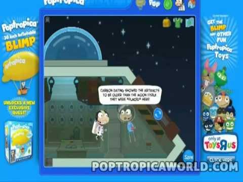 Poptropica Lunar Colony Island Walkthrough & Cheats - YouTube