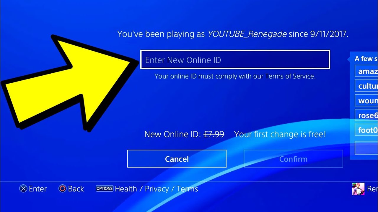 How Do You Change Your Psn Account Name