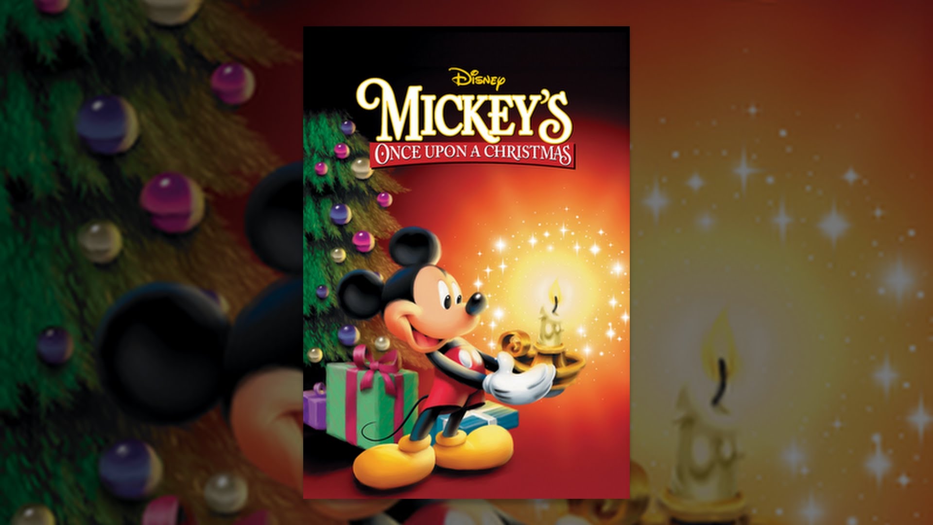 Mickeys Once Upon A Christmas (Czech🇨🇿) 2002 DVD Menu. 