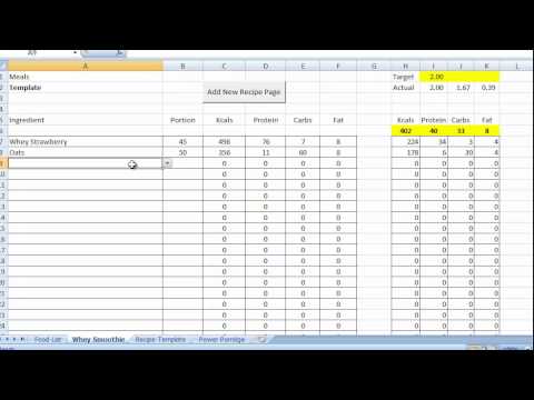 calculating macronutrient levels for recipe formulation sign in sign out sheet template excel