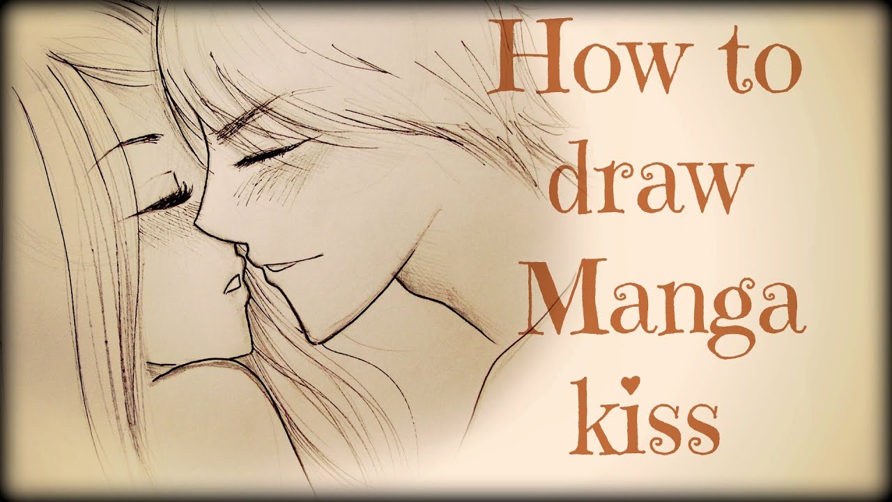 Drawing Tutorial How to draw a couple kissing - YouTube