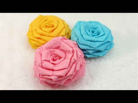 how to make a colorful rose flower from printer paper beautiful flower printer paper