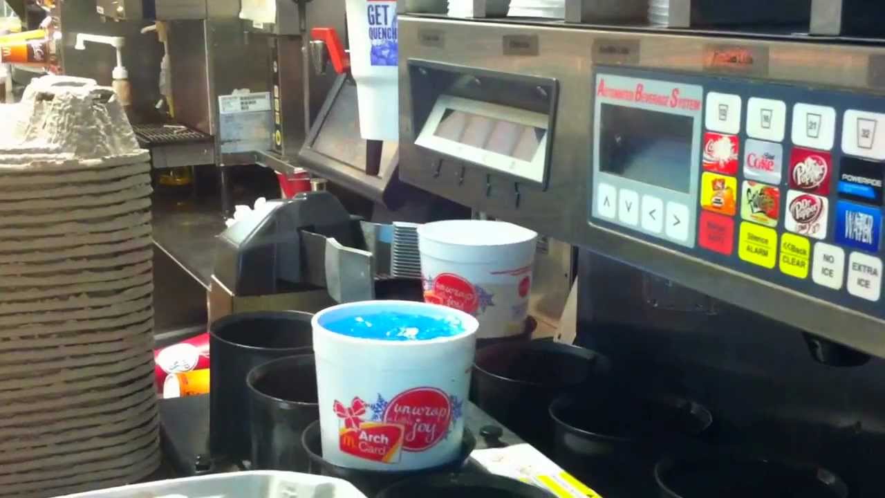 Automated Beverage System, McDonalds, 3am (video postcard) - YouTube