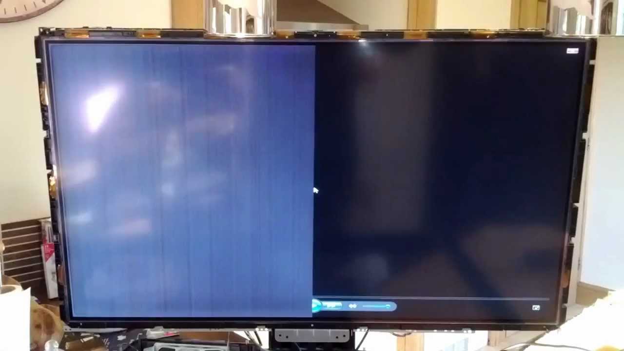 how to fix horizontal or vertical lines on lcd tv YouTube