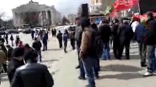 Перед митингом в Донецке 29.03.2014
