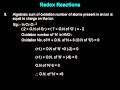 XI - Chemistry - Redox Reaction for MHT-CET,AIEEE,ISEET,NEET