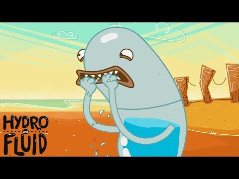Nail Biting Stunts | HYDRO and FLUID | Funny Cartoons for Children