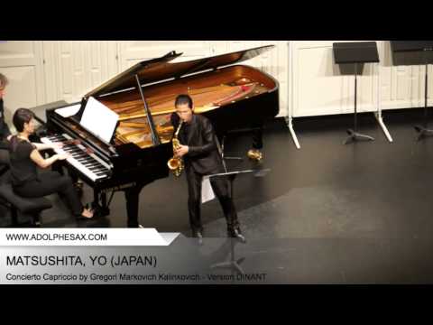 Dinant 2014 - Matsushita, Yo - Concerto Capriccio by Gregori Markovich Kalinkovich