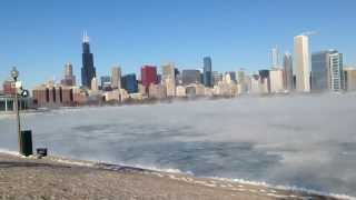 Lake Michigan winter steam [01.06.14]