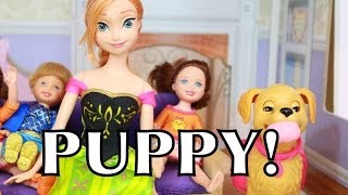 Frozen Anna & Kids name PUPPY Zoe Disney Barbie Doll Toys PLAY-DOH Playdough AllToyCollector