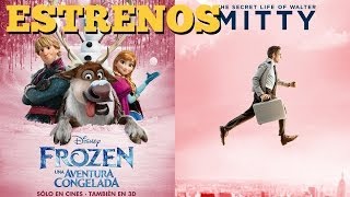 Frozen, Caminando con Dinosaurios, Walter Mitty y más...