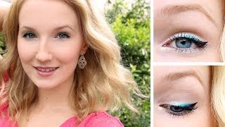 Beachy Waves OHNE HITZE + Ombré Liner Makeup Tutorial