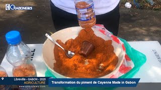 GABON / AGRICULTURE : Transformation du piment de Cayenne Made in Gabon