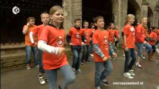 Koning Willem-Alexander en koningin Maxima bezoeken Middelburg tijdens het provinciebezoek.