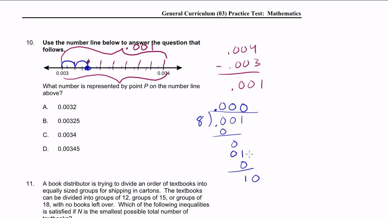 act math practice test