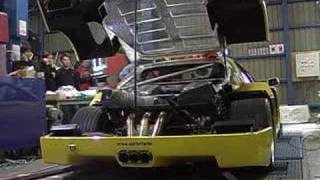 Cars - Ferrari F40 Twin-Turbo on a dyno