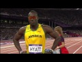 Kirani James (GRN) and Luguelin Santos (DOM) Win 400m Semi-Finals - London 2012 Olympics