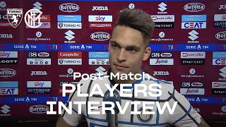 TORINO 1-2 INTER | LAUTARO + BASTONI + VECINO EXCLUSIVE INTERVIEWS [SUB ENG] 🎙️⚫🔵??
