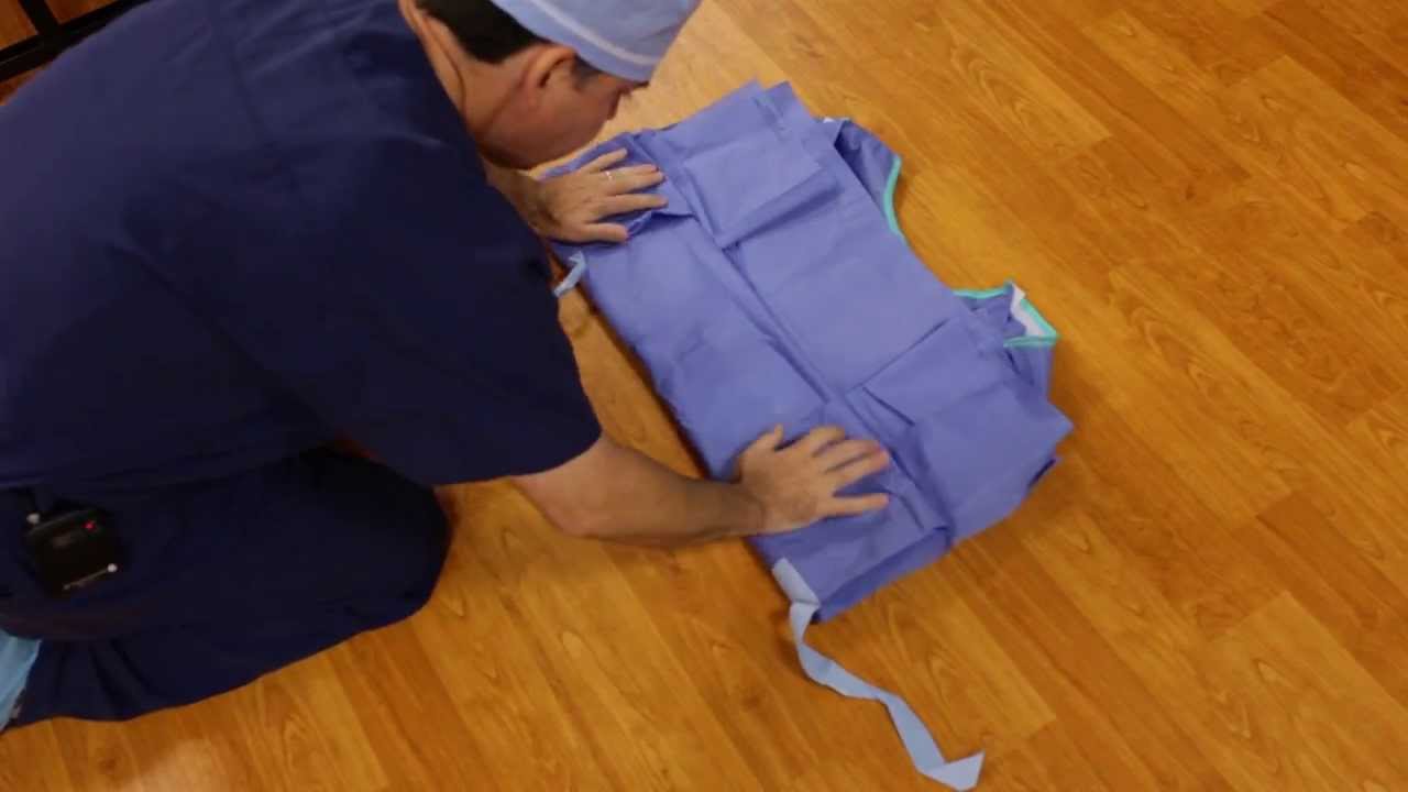 How to fold a surgical gown Kirkwood Community College Surgical