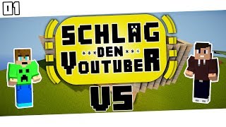 Minecraft: Schlag den YouTuber 1/2 - MineCrafter1905 vs GravityGamesHD