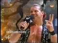 Y2J Chris Jericho interrupts Hulk Hogan's segment WWF Smackdown! 4/18/2002