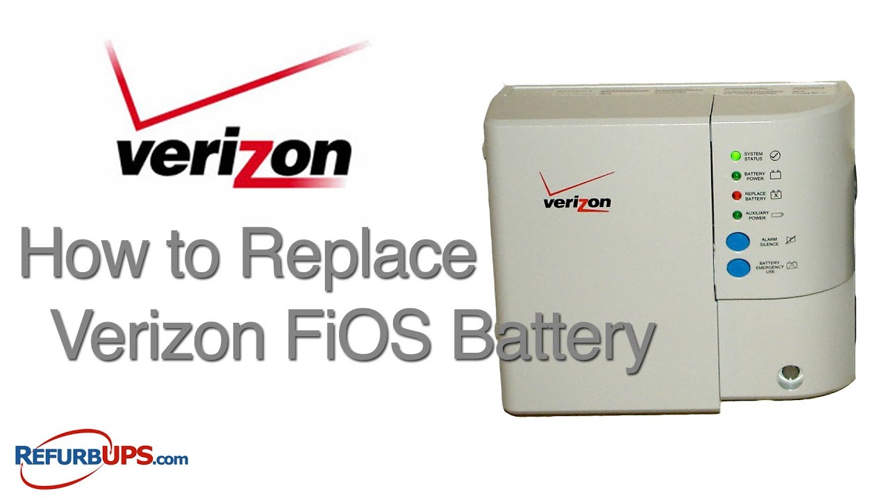 Verizon FiOS Backup Battery Replacement