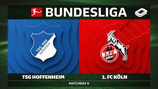 TSG Hoffenheim vs. 1. FC Köln | Matchday 6 — Bundesliga 2025/26