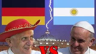 FINALE GERMANIA ARGENTINA - Papa Ratzinger VS Papa Francesco