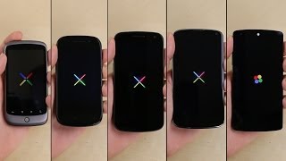 Nexus 5 vs. Nexus 4 vs. Galaxy Nexus vs. Nexus S vs. Nexus One