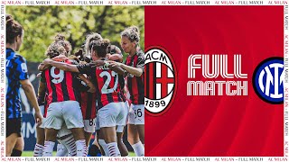 Full Match | AC Milan v Inter | Women's Coppa Italia Semi-final | Second leg