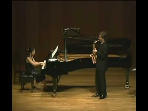 Miha Rogina Plays Scaramouche 1st mov by Milhaud