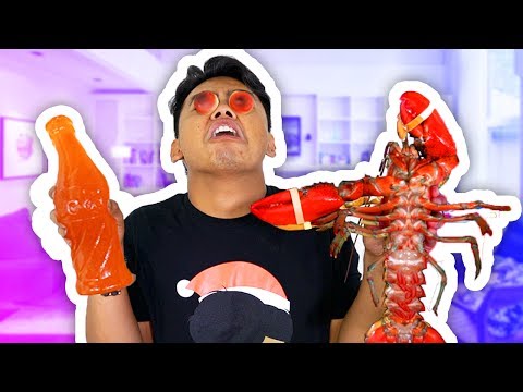 GUMMY FOOD VS REAL FOOD 7