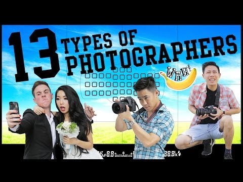 13 Types of Photographers
