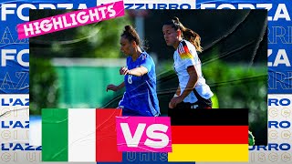 Highlights: Italia-Germania 2-2 | Under 23 femminile | Amichevole