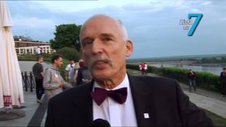 Janusz Korwin-Mikke o zbliżającym się zwycięstwie KNP - spot KNP wyemitowany w stacji TVN