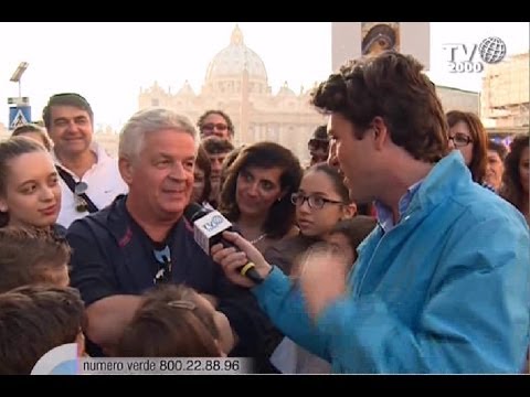 Da piazza san Pietro, papa Francesco incontra le famiglie