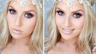 Drugstore Prom Tutorial ♡ Purple Lilac & Silver Sparkles!